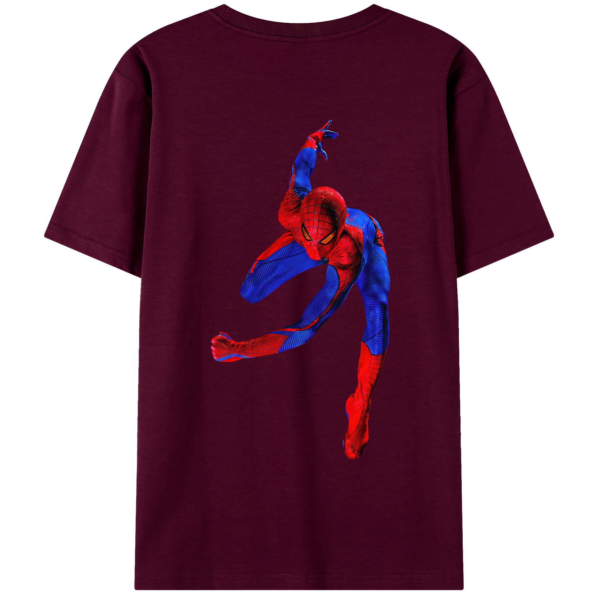 （画像用） Spider Man スパイダーマン レディース半袖Tシャツ(バックプリント)